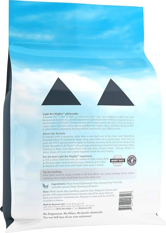 Boxie® Probiotic Cat Litter, Lightweight 40-Day Odor Control, Clumping, 11.5lb