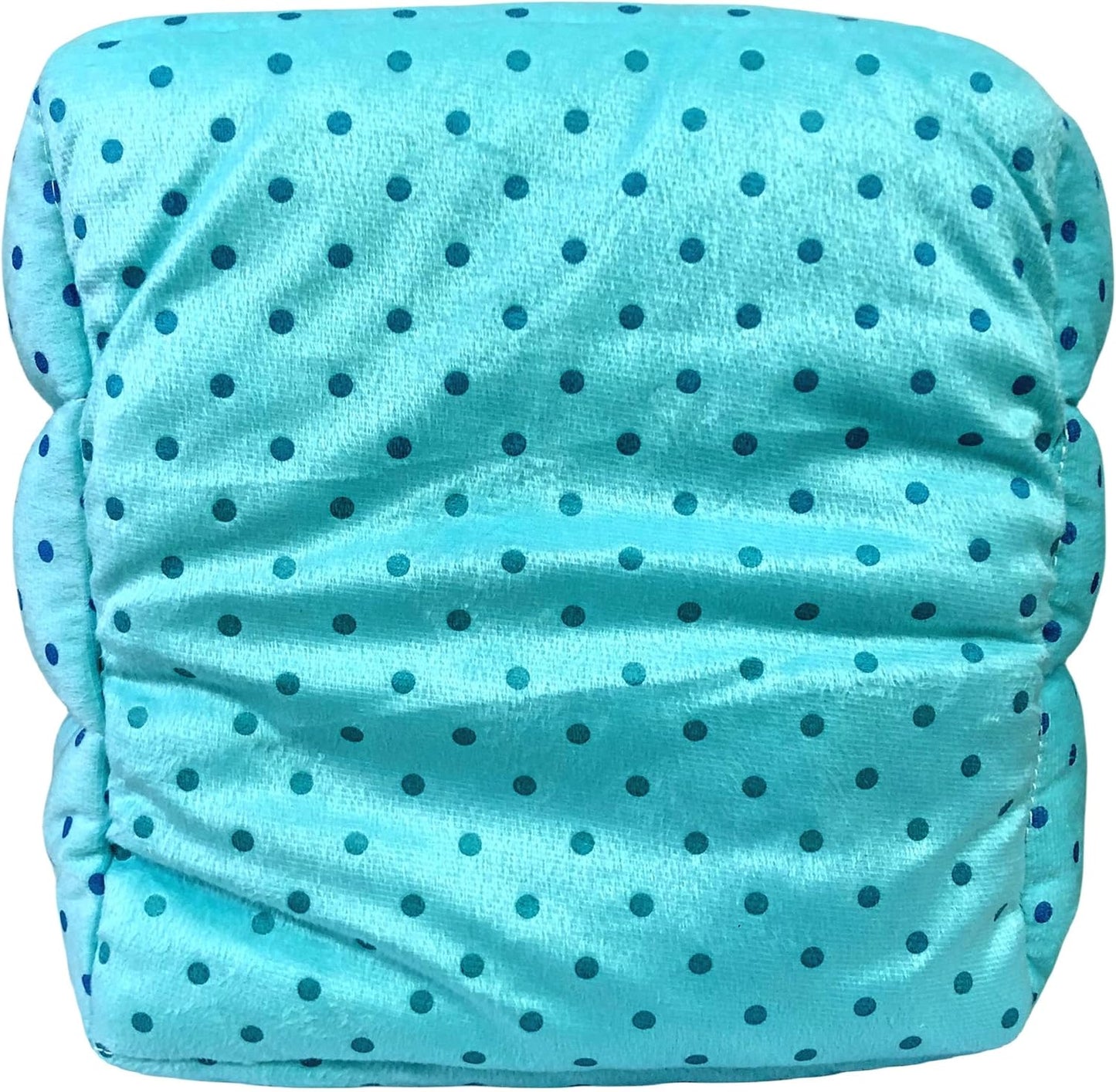 WOWOWMEOW Guinea Pigs Bed,Hamster Bed,Small Animals Warm Hanging Cage Cave Bed (M, Dot- Blue)