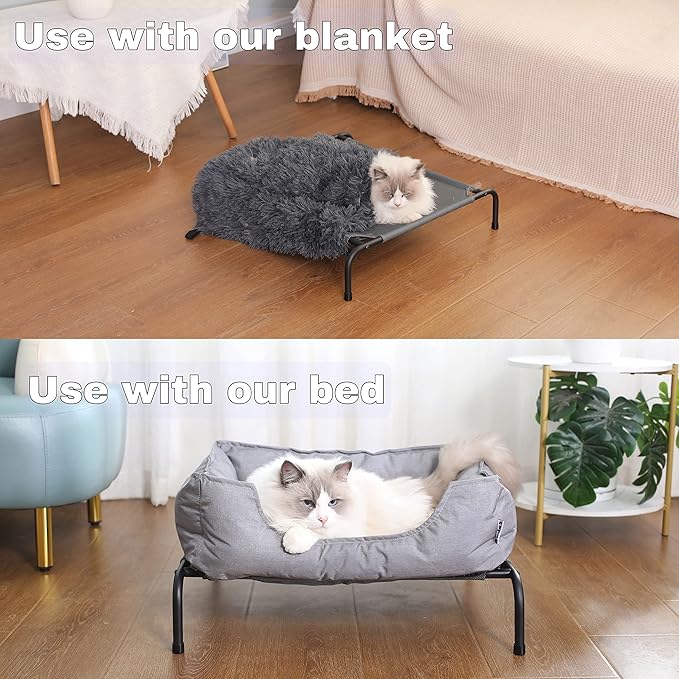 CZPET Pet Bed Cat Bed Medium Size Double Sided Cushion Available in All Seasons Removable Foldable High Resilience Bed Filled Full Washable Bed