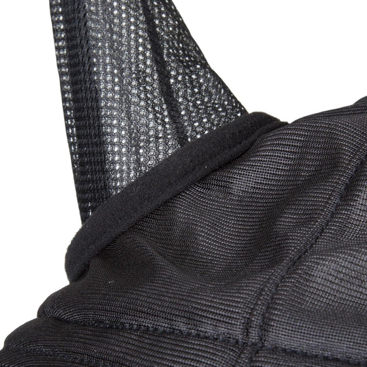 Harrison Howard CareMaster Horse Fly Mask Half Face with Ears Black Medium Cob