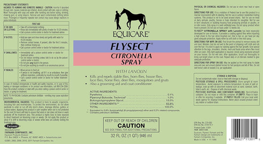 Farnam Equicare Flysect Citronella Spray, 32 fl. oz.