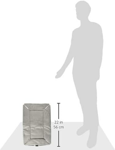 K&H Pet Products Self-Warming Dog Crate Pad, Self Heating Cat Mat, Portable, Machine Washable, No Electric Needed, Adjustable Fit, Non-Slip, Great for Cat Window Perches - Extra-Small 14 X 22in Gray