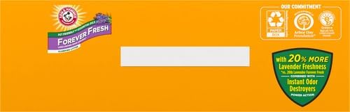 Arm & Hammer Forever Fresh Clumping Cat Litter Lavender, MultiCat 18lb with 20% More Lavender Freshness, Pet Friendly with Essential Oils (Pack of 2)