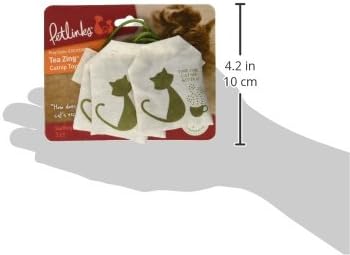 Petlinks (3 Set) Tea Zing Catnip Cat Toys - Randomly Selected Color, 3 Set