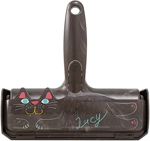 Pet Hair Remover Roller - Lint Roller for Pet Hair - Self-Cleaning Dog & Cat Hair Remover - Clean Furniture, Carpets, Bedding, Clothing and More. Grey