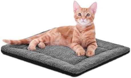 K&H Pet Products Self-Warming Cat Bed Pad, 21x17, Gray/Black (Pack of 6)