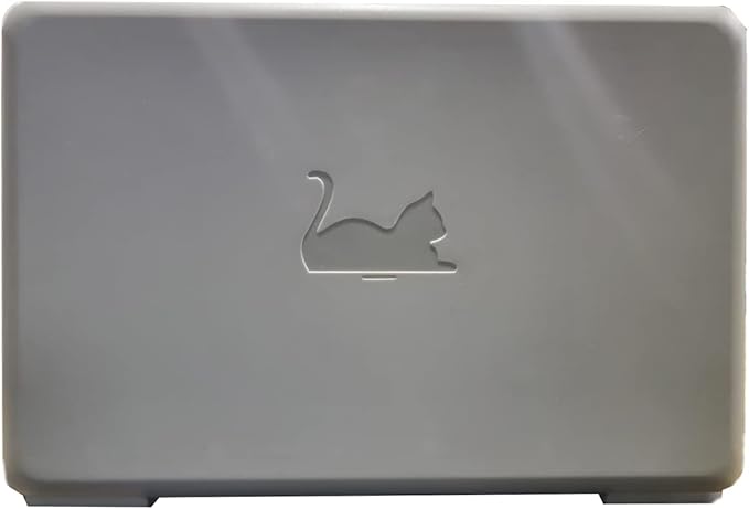 Cattop Cat Laptop Heated Bed - Cat Computer with Heated Surface, Realistic Kitty Laptop with Adjustable Screen, Lightweight Toy Gadget for Felines Who Sit On Keyboards