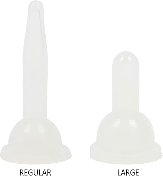 Wonder Nipple - Nursing Nipple for Baby Animals - Handfeeding Baby Squirrels, Sugar Gliders, Hedgehogs, Guinea Pigs, Racoons, Prairie Dogs, Opossums, and More! (Standard)