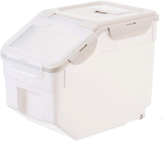 WINIAER Airtight Food Storage Containers, Large Capacity Pet Food Storage Container, Kitchen Pantry Storage Bin for Rice, Cereal, Flour, Snacks