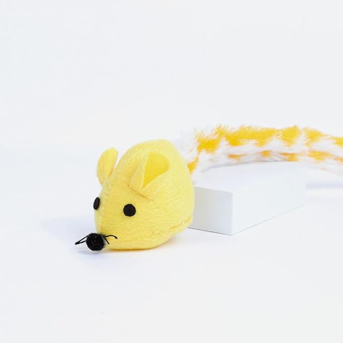 BESPORTBLE 3Pcs Colorful Catnip Plush Mice - Interactive Cat Teaser for Indoor Cats Engaging Chewing