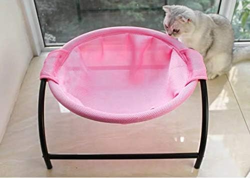 Cat Bed Dog Bed Pet Hammock Bed Kitty Sleeping Cat Supplies Pet Supplies Whole Wash Stable, Detachable, Breathable, Easy Assembly Indoors Outdoors, 16.9 in x 16.9 in x 9.5 in