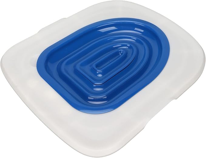 Cat Toilet Training Kit, Cat Toilet Trainer Kit for Teach Cat to Use Toilet, Cat Toilet Training System Universal Reusable Kitty Toilet Training Kit, Cat Toilet (Blue)