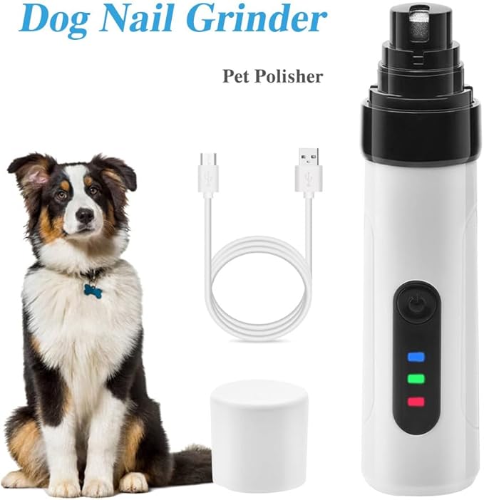 Silent Groom Pro,Silent Groom Pro Nail Grinder,2025 New Silent Groom Pro for Dogs and Cats, Nail Trimmer with Quick USB Charge(1pc)