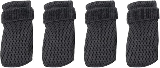 Cat Claw Covers-4pcs Cat Nail Caps Cat Nail Covers Caps Shoes Cats Socks Cat Booties to Prevent Scratching Cat Paw Protector Pet Grooming Booties for Bathing Shaving Checking