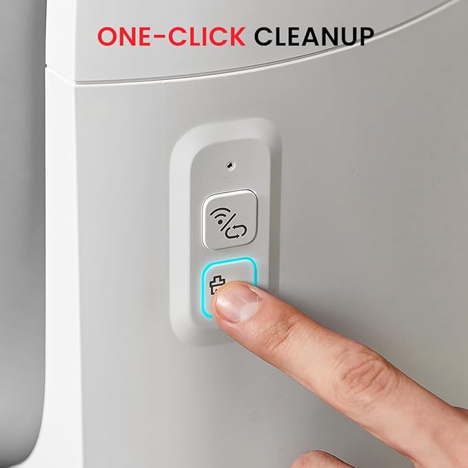 Large 70L Open-Top Self-Cleaning Litter Box for Cats, PET MARVEL Automatic w/App Control & Safety Protection, Multi-Cat Home Use, Easy Disassembly & Waste Bags (Model C1)