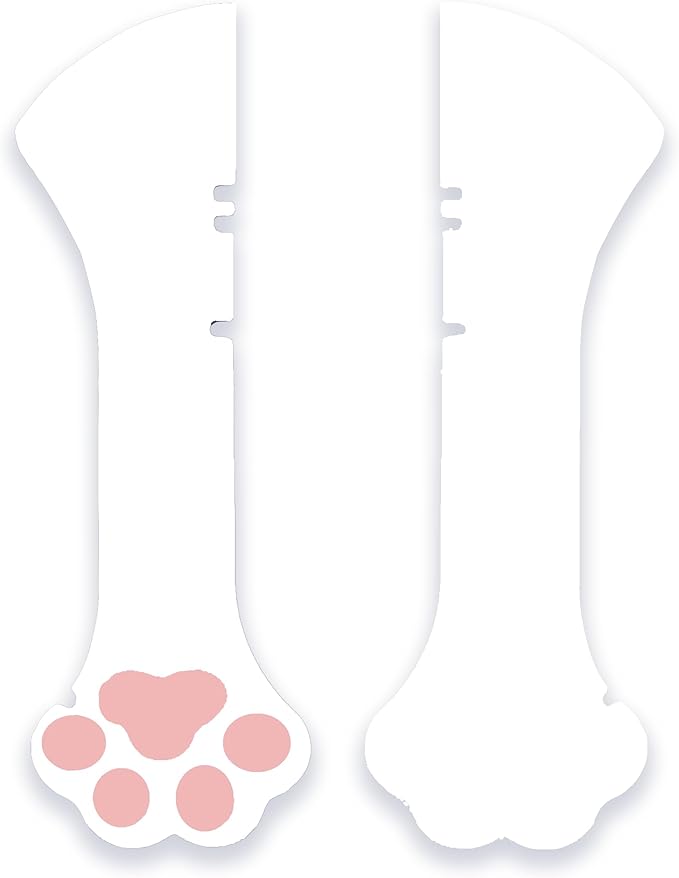 Meow&Woof Cat Wet Food Spoon, Mini Spatula for Pet Canned Food, BPA Free Can Spoons for Animal Feeding, Small Jars Spatulas, Easy Clean Scraper for Dog Food Cans （2 Spoons）