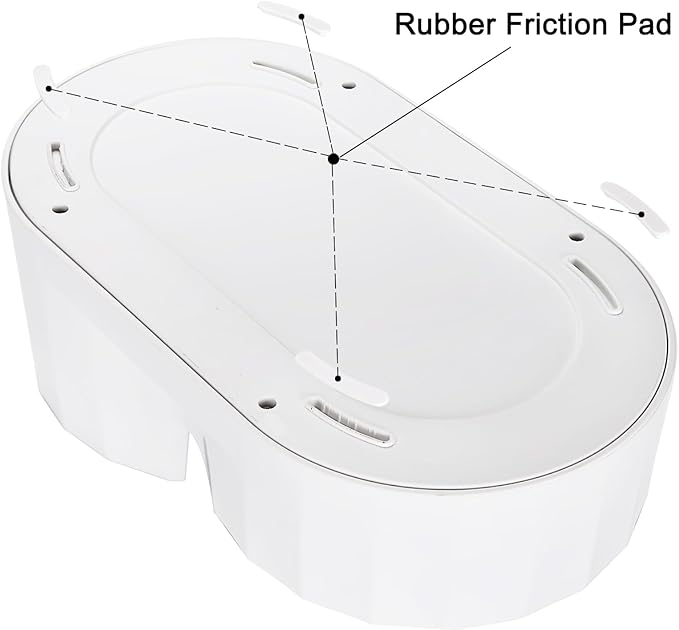 RIZZARI Automatic Gravity Pet Waterer: 7L White Stainless Steel Water Dispenser - 100% BPA-Free - Large Capacity Water Feeder for Cats and Small and Medium-Sized Dogs