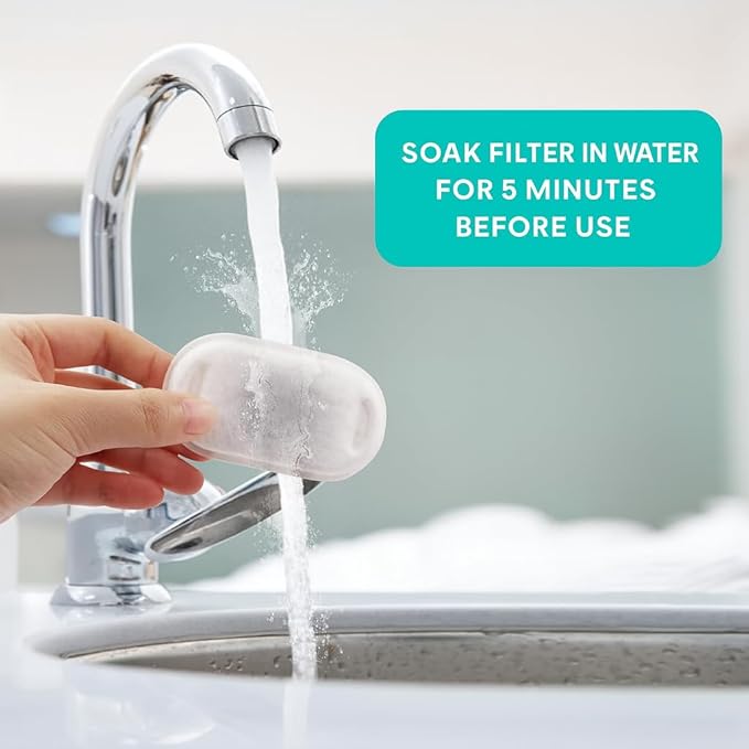 Fountain Filter Replacement Set – 18 Pack (6 Carbon Filters + 6 Pump Sponges + 6 Pre-Filters) – Compatible with Stainless Steel Cat & Dog Water Fountains – BPA-Free, Triple Filtration