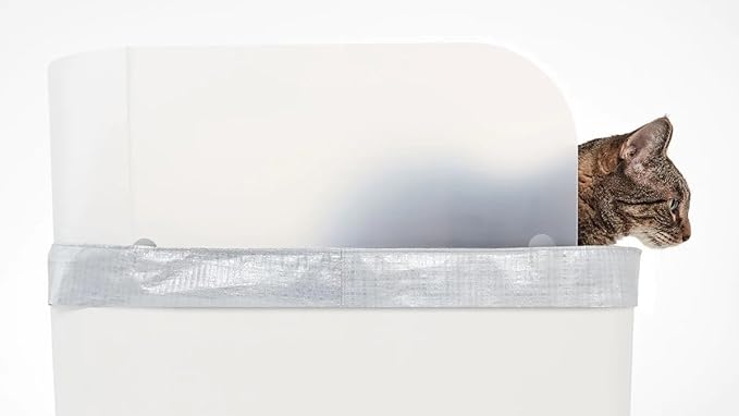 Modkat® Litter Tray, Extra Tall Base, Pee Shield, Reusable Litter Liner, Sifting Litter Scoop - Gray