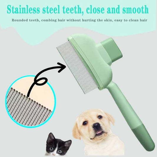 Zenbrush for Cat, Flea Comb for Cats, Viorane Pets Remover Gloves, Pets Hairs Removal, Cat Brush Dog Brush Pet Hair Clean Tool