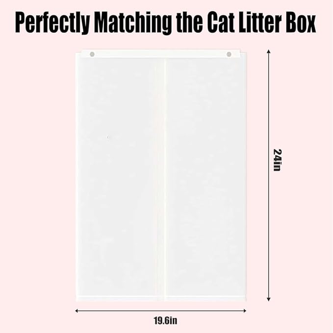 Cat Litter Box Liners for PetSnowy SNOW+ Cat Litter Box, 100 PCS Self-Sealing Waste Drawer Bags for Automatic cat Litter Box (100 Pcs)