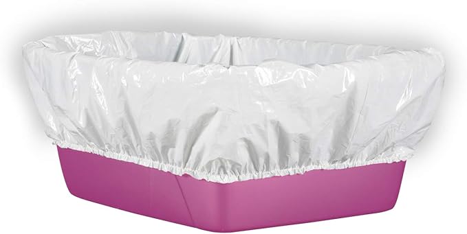 Cat Litter Box Liners Alfapet heavy duty Extra Giant 60 Count - Tear-Resistant Cat Litter Bags - Waterproof Litter Liners - Fits Litter box Pan Sizes XL, Giant, X-Giant, 37" x 18", 20 lb Capacity