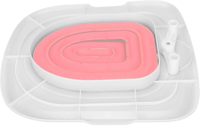 Kitty Toilet Training Kit, KIMISS Cat Toilet Training Kit Universal Reusable Environmentally Friendly Cat Toilet Trainer for Pet Cleaning Cat Training Toilet (White Tray, 1 Inner Support)