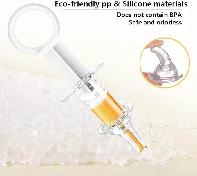 Pet Liquid Feeding Kit Pet Feeding Syringe Soft Tip, Cat Dog Syringe Bottles for Pet Feeding,Pet Medical Feeding Dispenser Tool (White)