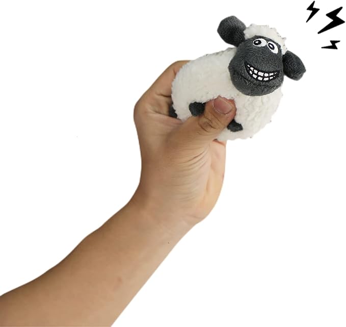 Hide and Seek Dog Puzzle Puppy Toys, Interactive Squeaky Plush, Stuffed Toys for Dogs, Small Size(Sheep, Panda, Forest Animals) (Replacement Sheep)