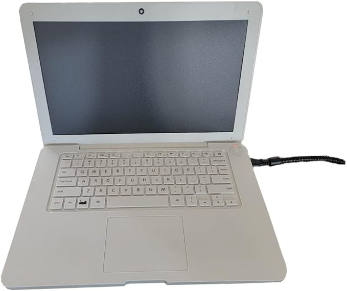 Cattop Cat Laptop Heated Bed - Cat Computer with Heated Surface, Realistic Kitty Laptop with Adjustable Screen, Lightweight Toy Gadget for Felines Who Sit On Keyboards