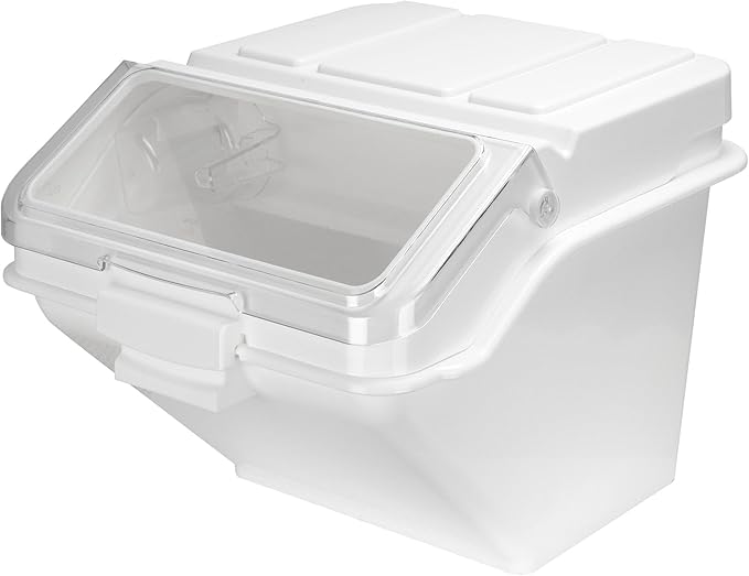 88LB Airtight Flour Storage Container With Scoop for Dry Food, Sugar, Baking Supplies,Rice.BPA Free Ingredient Storage Bin，Pet Food Storage Container Dog Cat Birds Food Bin (88 LB)