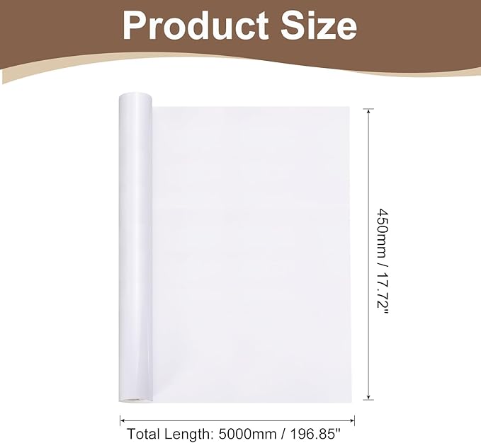 uxcell Anti Scratch Furniture Protector, 1 Roll 197" x 18" Single-Sided Sticky Couch Protector from Cat Claws, Clear Protectors from Cats Scratching for Sofa Corners, Walls, Doors