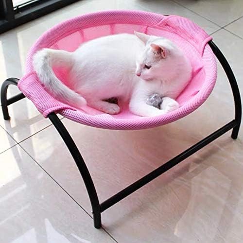 Cat Bed Dog Bed Pet Hammock Bed Kitty Sleeping Cat Supplies Pet Supplies Whole Wash Stable, Detachable, Breathable, Easy Assembly Indoors Outdoors, 16.9 in x 16.9 in x 9.5 in