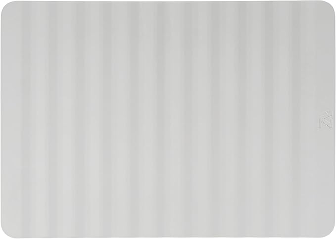 Li&Zhao Dog Food Mat - Wave Cat Food Mat Pet Food Mat Dog Bowl Mat Waterproof Pet Mats for Food and Water for Floors Waterproof(Gray)