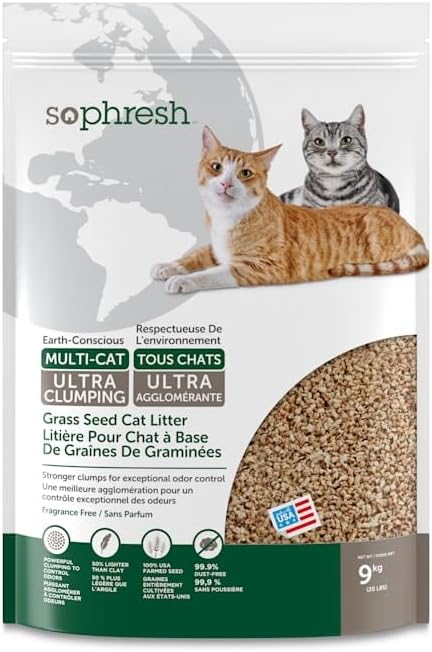So Phresh Extreme Clumping Unscented Grass Seed Cat Litter 20 lbs.