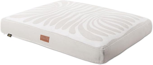 TOWN & COUNTRY LUXE CuddleTown Matisse Everwash® Pillow Pet Bed, Water Repellent Floor Pillow, Machine Washable Cover, Soft & Calming, Taupe, Medium 36"x28"x4"