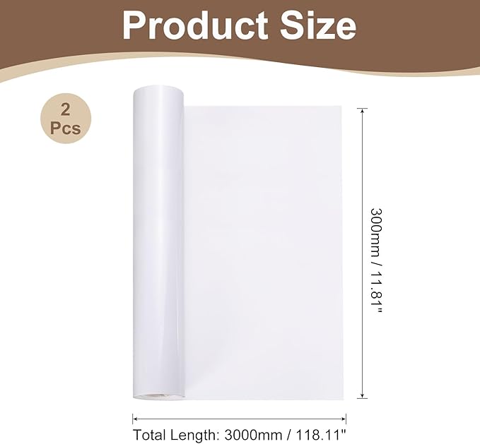 uxcell Anti Scratch Furniture Protector, 2 Rolls 118" x 12" Single-Sided Sticky Couch Protector from Cat Claws, Clear Protectors from Cats Scratching for Sofa Corners, Walls, Doors