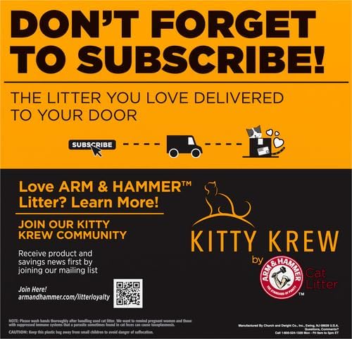 Arm & Hammer Forever Fresh Clumping Cat Litter Lavender, MultiCat 18lb with 20% More Lavender Freshness, Pet Friendly with Essential Oils (Pack of 2)