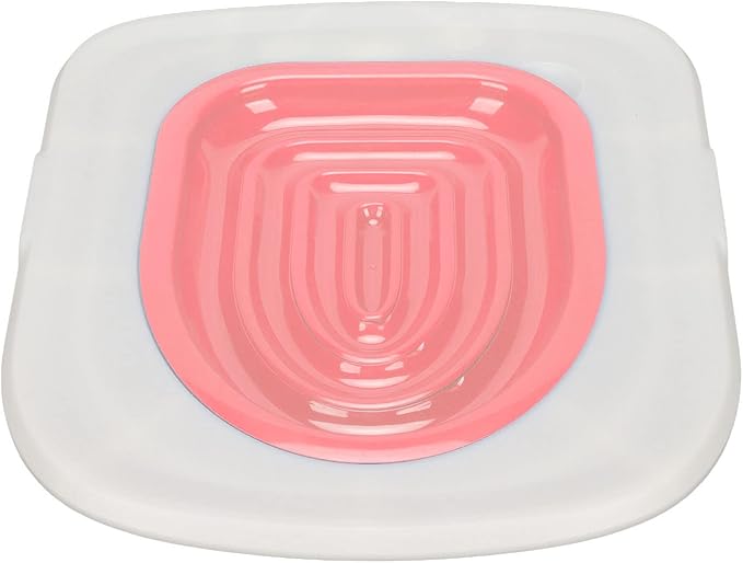 Kitty Toilet Training Kit, KIMISS Cat Toilet Training Kit Universal Reusable Environmentally Friendly Cat Toilet Trainer for Pet Cleaning Cat Training Toilet (White Tray, 1 Inner Support)