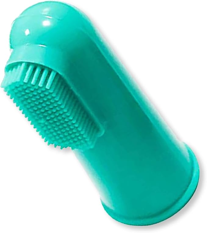 H&H Pets Dog Finger Toothbrushes - Professional Pet Finger Dental Brush Set for Dogs Puppies Cats, Soft Bristles, Size Small 4 Count-Silicon