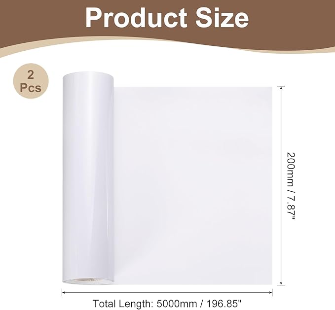 uxcell Anti Scratch Furniture Protector, 2 Rolls 197" x 8" Single-Sided Sticky Couch Protector from Cat Claws, Clear Protectors from Cats Scratching for Sofa Corners, Walls, Doors