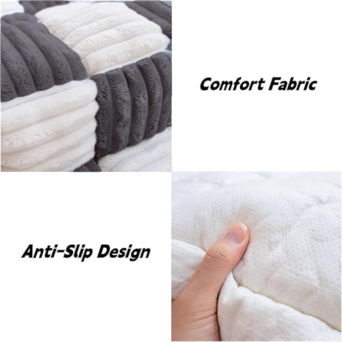 Washable Pet Bed Couch Cover，Funny Cat Mat Sofa Cover，Anti-Slip Dog Bed Sofa ，Pet Friendly for Large Dogs (Black, 70x180 cm/28 * 71in)