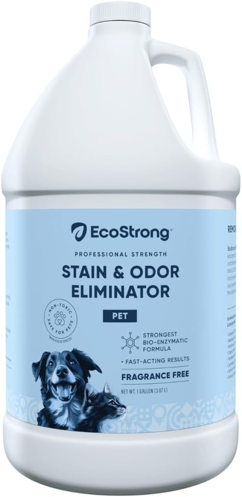 Pet Stain and Odor Remover - Cat Urine Enzyme Cleaner, Urine Destroyer for Dogs, Pet Urine Enzyme Cleaner [All New Fragrance Free] - 128oz