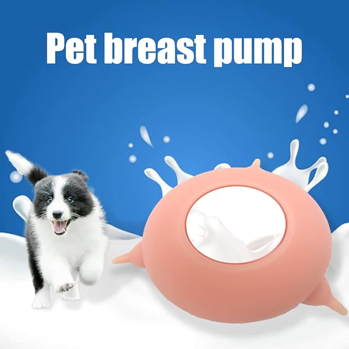 Puppy Feeder Milk Bowl, Silicone Puppy Bottle with 3 Nipples Bubble Pet Nursing Feeder for Doggie Cat Kittens Puppies Rabbits