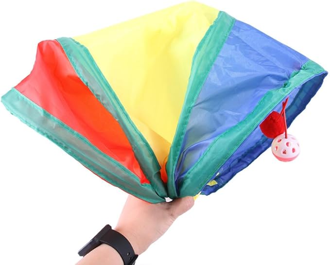 Rainbow Cat Tunnels with Interactive Ball Indoors Cats Play Tunnel for Indoor Tube Large Cat Toy Kitten Kitty Rabbt (2 Way)