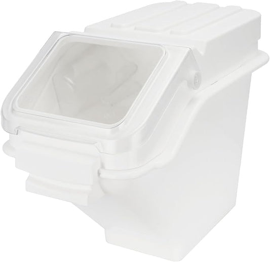 53LB Airtight Flour Storage Container With Scoop for Dry Food, Sugar, Baking Supplies,Rice.BPA Free Ingredient Storage Bin，Pet Food Storage Container Dog Cat Birds Food Bin (53 LB)