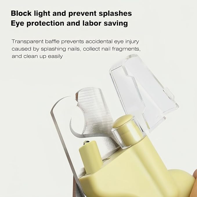 LED Pet Nail Clippers,Upgrade Cat Nail Clipper with Light,Cat Claw Trimmer Nail Clippers for Dogs,Trim Your Pets Nails Easy and Pain-Free Grooming Tool for Small Animals (Purple)