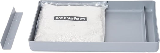 PetSafe Scoop-Free Natural Litter Reusable Tray - Durable Plastic Tray with Stainless Steel Magnets - Comes with 4.2 lb Bag of Premium Natural Litter