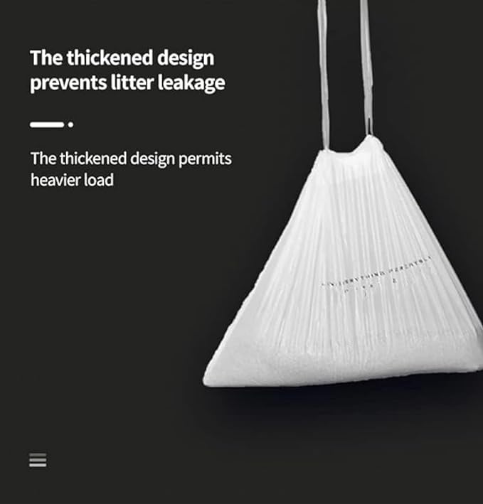 40 Pack CATLINK Trash Bags, for Automatic Cat Litter Box for Scooper Young & Luxury PRO & Ultra Not Suitable for Scooper SE & SE LITE