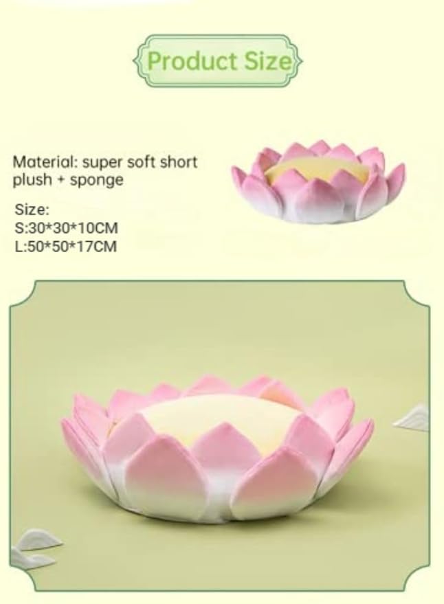 Cute and Comfortable Cat Nest Cushion - Thickened Non-Slip Three-Dimensional Multifunctional Pet Bed Indoor Cushion (S)